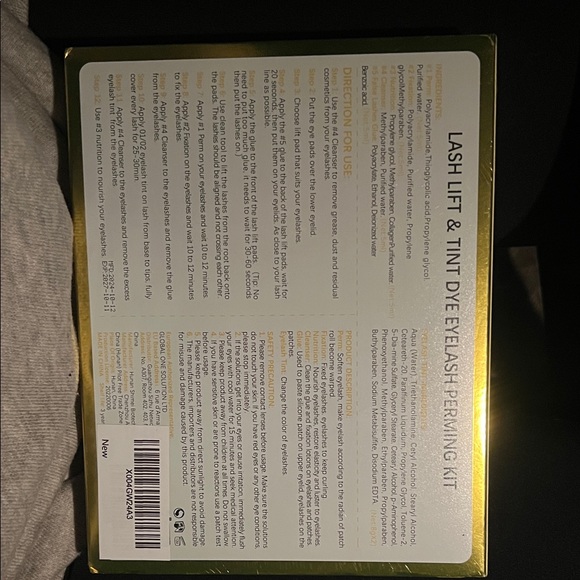 Lash Lift & Tint Kit - Gold - Picture 2 of 3